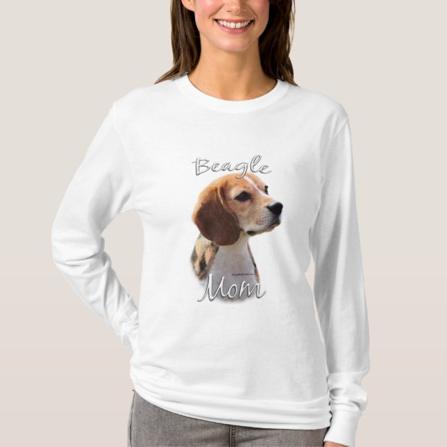 Beagle Mamma 2 T Shirt (Framsida)