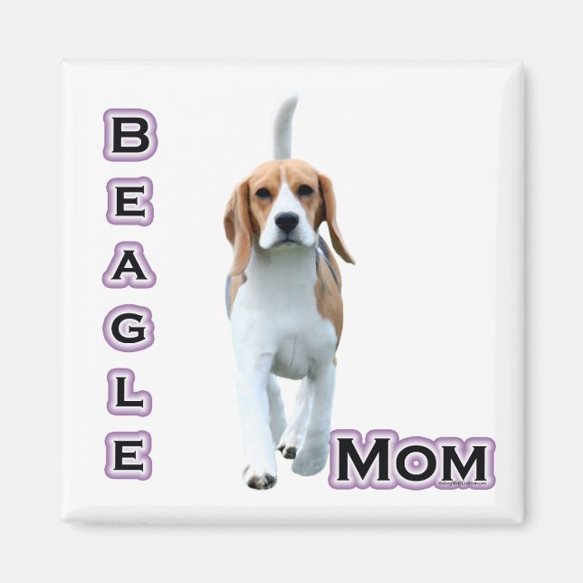 Beagle Mamma 4 - Magnet (Framsidan)