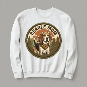 Beagle Mamma Crewneck Beagle Hund Mamma Present Fö T Shirt