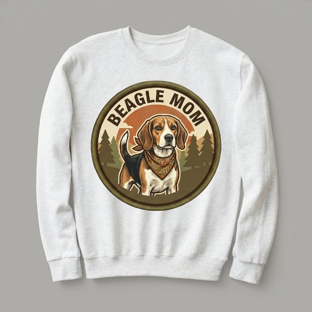 Beagle Mamma Crewneck Beagle Hund Mamma Present Fö T Shirt (Skapare uppladdad)