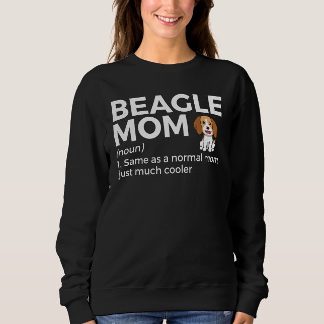 Beagle Mamma Definition Funny Beagle Owner Pet Hun T Shirt (Framsida)