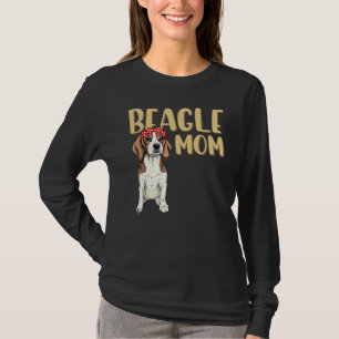 Beagle Mamma, högdagerhögkvarter för Hund till kvi T Shirt