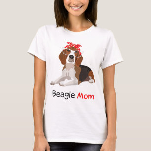 Beagle Mamma Hund Bandana Djurälskare Gift WoBeagl T Shirt