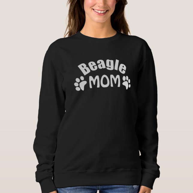 Beagle Mamma Hund Mamma Mors dag T Shirt (Framsida)