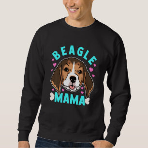 Beagle Mamma Hundägare Beagle Lång Ärmad Tröja