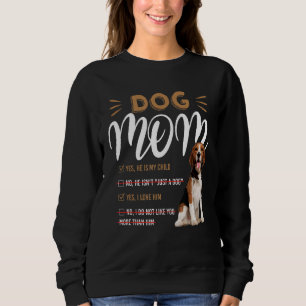 Beagle Mamma Ja, han är mitt barn för Hund T Shirt