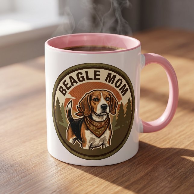 Beagle Mamma Kaffemugg | Beagle Hund Mamma Present (Skapare uppladdad)