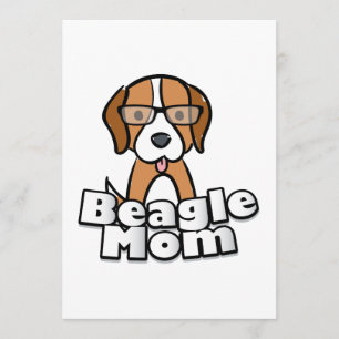 Beagle Mamma Kärlek Hund Mors dag Gift Kort