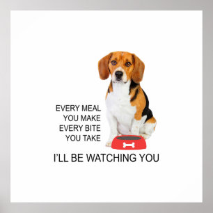 Beagle Mamma kommer att titta på Beagle Poster