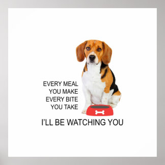 Beagle Mamma kommer att titta på Beagle Poster
