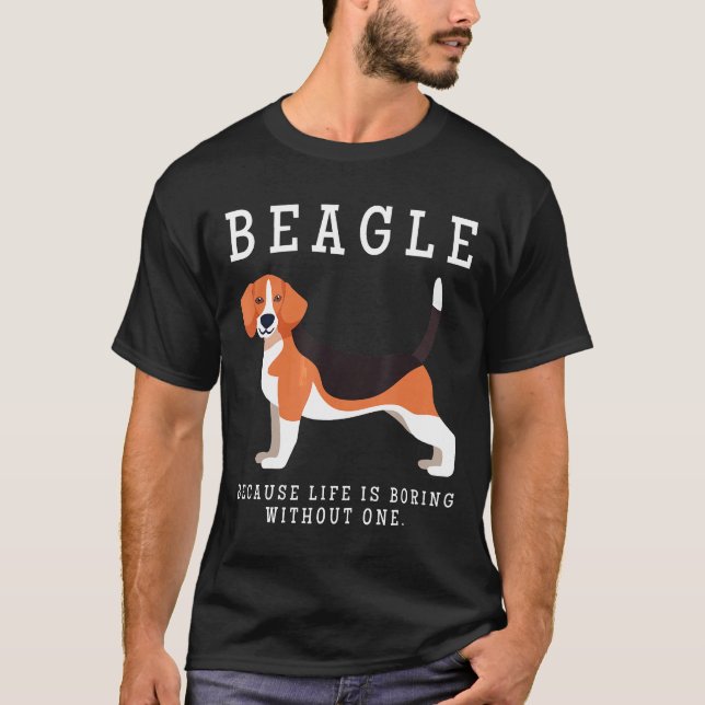 Beagle Mamma-livet blåser utan en gåva T Shirt (Framsida)