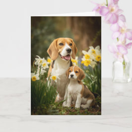 Beagle Mamma Mors Dag Kärlek Kort