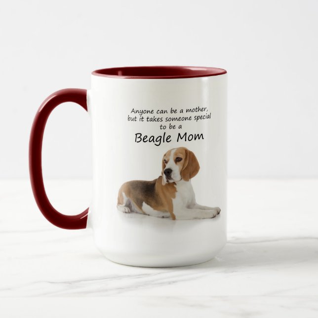 Beagle Mamma Mugg (Vänster)
