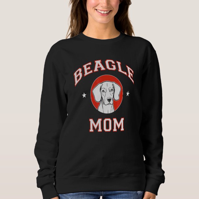 Beagle Mamma T Shirt (Framsida)