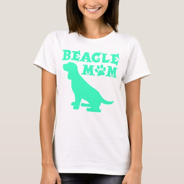BEAGLE MAMMA TEE SHIRT (Framsida)