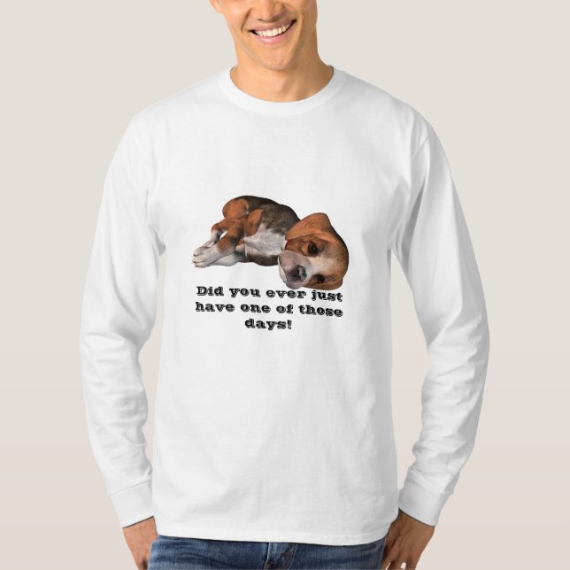 Beagle manar t-shirt (Framsida)