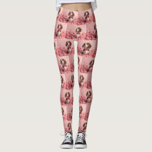 Beagle med Ro - Alla hjärtans dag Leggings
