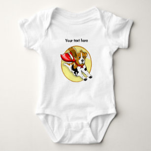 Beagle med superhjälte t shirt