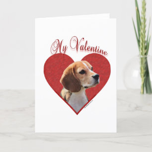 Beagle min valentin helgkort