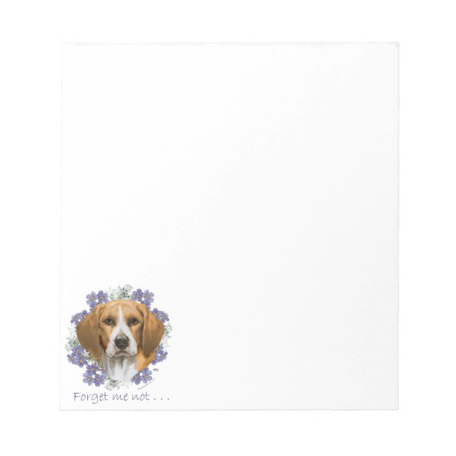 Beagle Minne Anteckningsblock (Framsida)