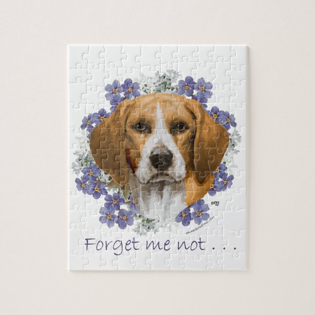 Beagle Minne Pussel (Vertikal)