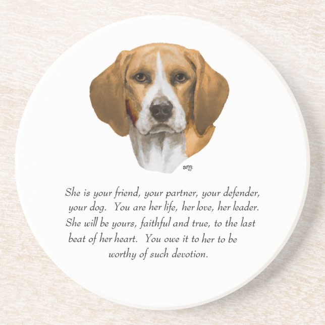 Beagle-minne Underlägg (Framsidan)