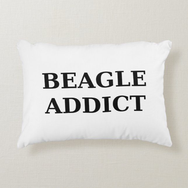 beagle missbrukare prydnadskudde (Framsidan)