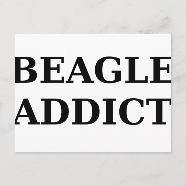 beagle missbrukare vykort (Framsida)