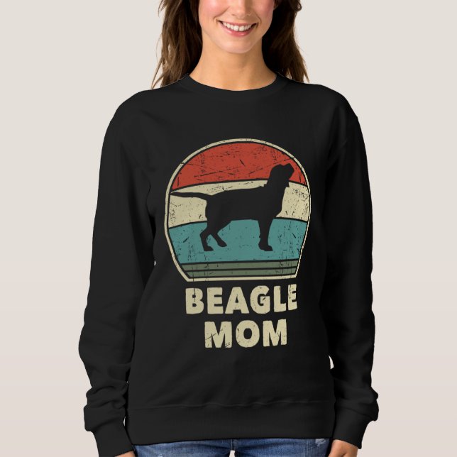 Beagle Mom Dog  Women   Beagle Mama T Shirt (Framsida)