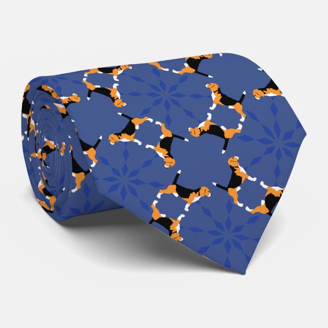 Beagle Mönster blue Slips (Rullad)