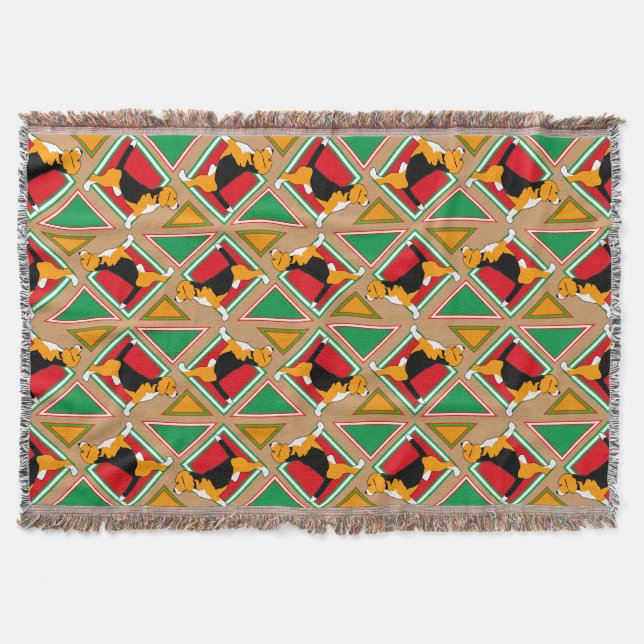 Beagle mönster mysfilt (Framsidan)