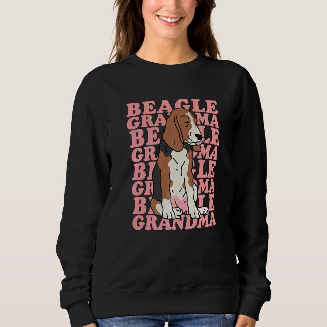 Beagle Mormor Hund Ägare Beagle T Shirt (Framsida)