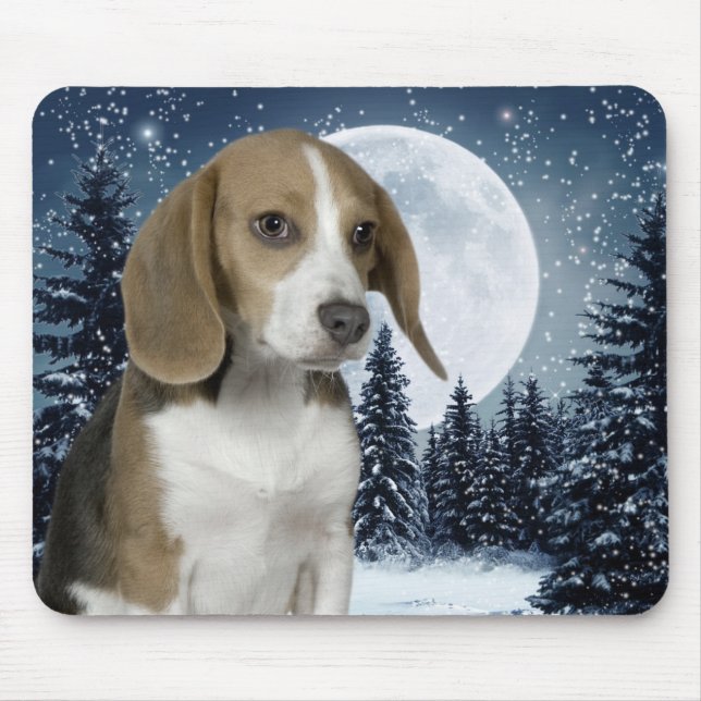 Beagle Mousepad Musmatta (Framsidan)