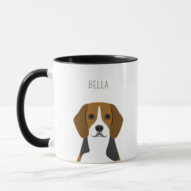 Beagle Mugg (Vänster)