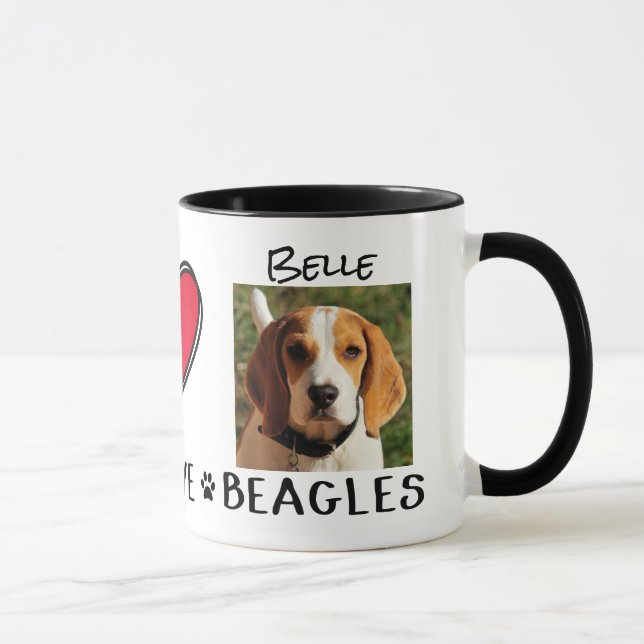 Beagle Mugg Hundälskare Mugg (Höger)