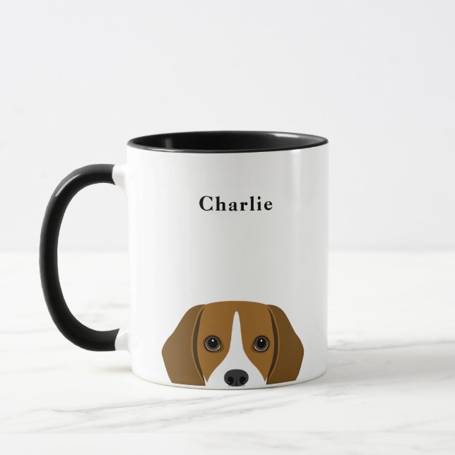 Beagle-muggar Mugg (Vänster)