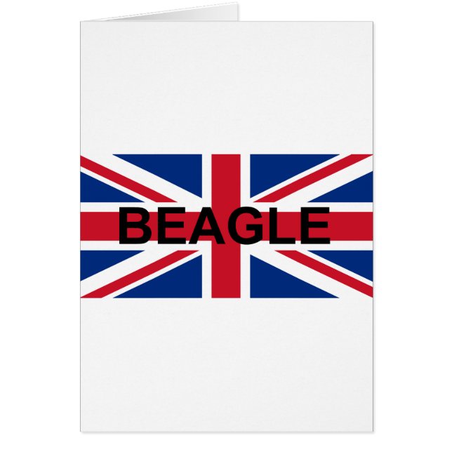 beagle namn england Förenade kungariket_Konungarik Hälsningskort (Framsidan)