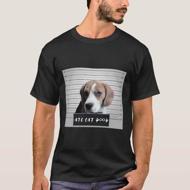 Beagle Naughty T Shirt (Framsida)