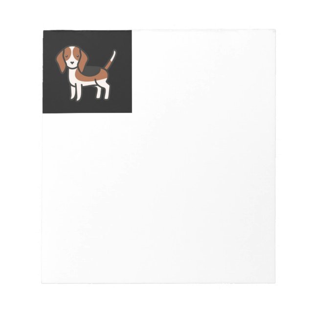 Beagle New Tecknad Anteckningsblock (Framsida)