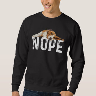 Beagle Nope Lata Hund Beagle För Hund Lång Ärmad Tröja