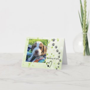 Beagle Note Card (tomt inuti) Anteckningskort