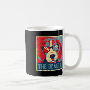 Beagle Obama Poster Vintage Animal Pet Hound D. Kaffemugg