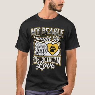 Beagle Ovillkorlig Kärlek Hundägare T Shirt