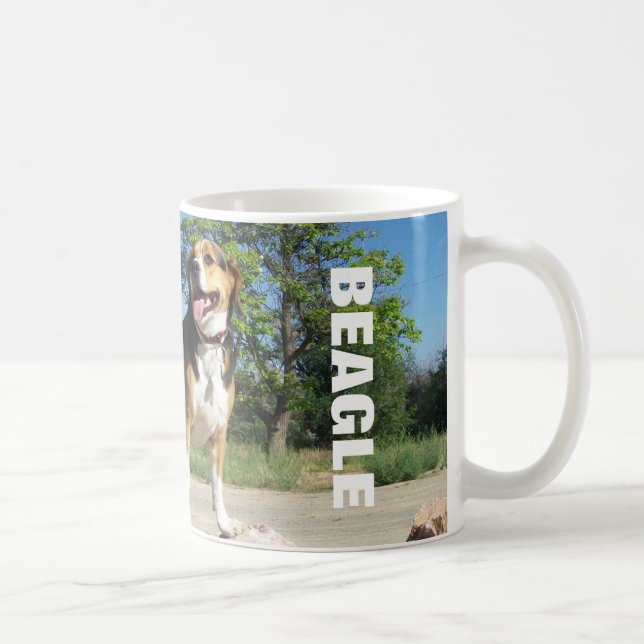 Beagle på stenarna - mugg för CooperBeaglekaffe (Höger)