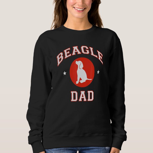 Beagle Pappa 1 T Shirt (Framsida)