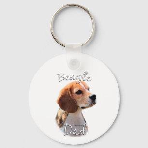Beagle Pappa 2 Nyckelring