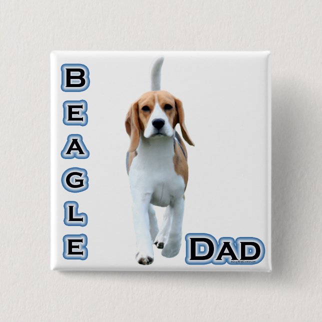Beagle Pappa 4 Knapp (Framsida)