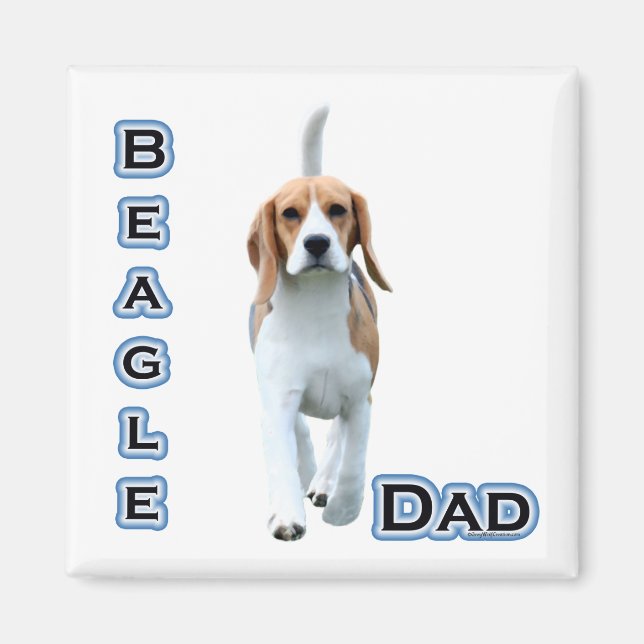 Beagle Pappa 4 - Magnet (Framsidan)