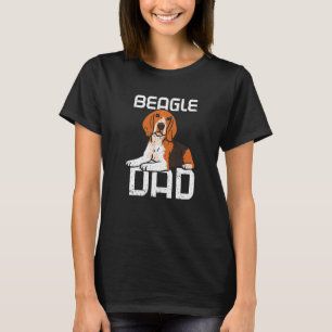 Beagle Pappa Boy Guy Hund Beagles Puppy Far pappa T Shirt