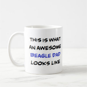 beagle pappa, fantastisk kaffemugg